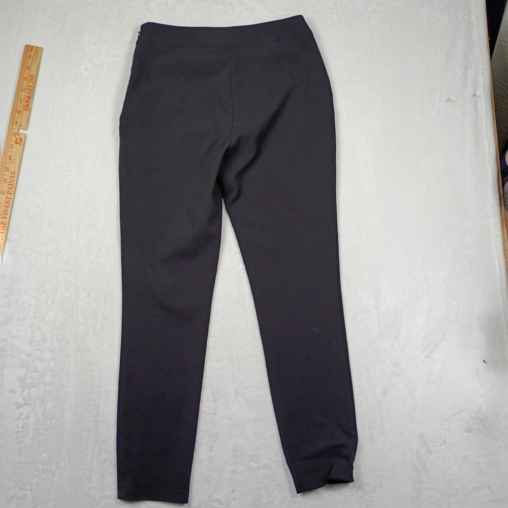 Tommy Hilfiger Womens Black Sailor Pants Gold‎ Crest Buttons High Waist Size 6 - Picture 3 of 7